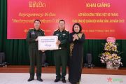 Khai giảng lớp bồi dưỡng tiếng Việt cho cán bộ quân đội nhân dân Lào