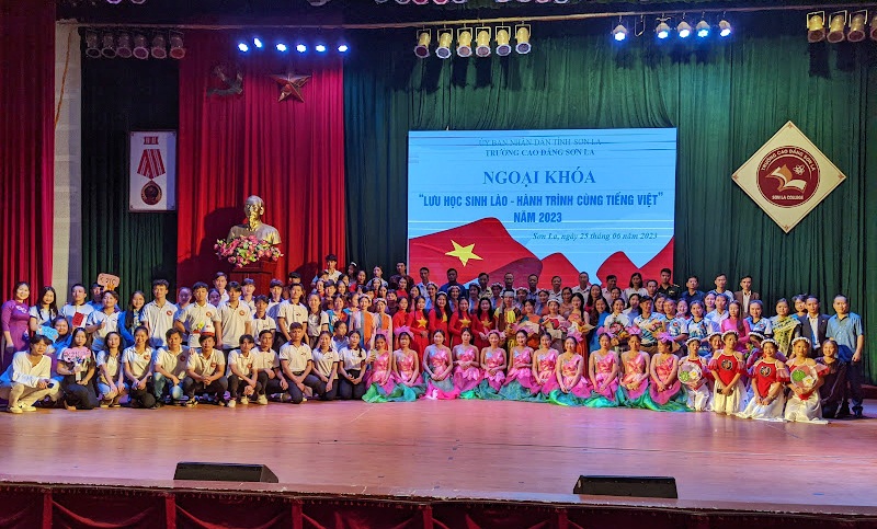 Ngoại khóa “Lưu học sinh Lào - hành trình cùng tiếng Việt” năm 2023