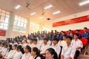Hội sinh viên Việt Nam trường Cao đẳng Sơn La long trọng tổ chức lễ kết nạp hội viên mới năm học 2024 - 2025