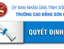 Quyết định Cấp học bổng khuyến khích học tập cho học sinh khối Trung cấp học kỳ II, năm học 2024-2025