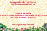 11 chuyên đề tuyên truyền, phổ biến giáo dục pháp luật học kỳ II, năm học 2024-2025